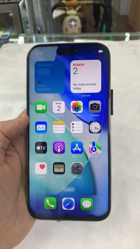 iPhone 17 Pro leaked front view in China before release date